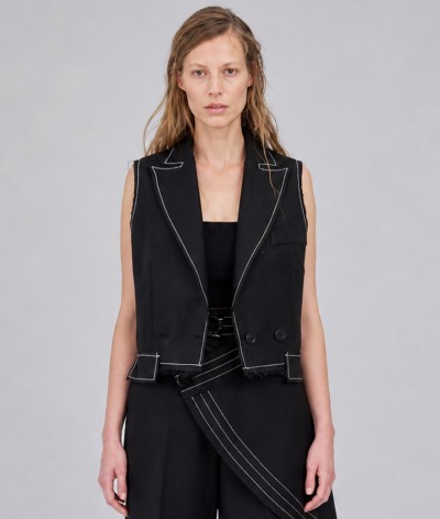 Chaleco de mujer corto Papiro