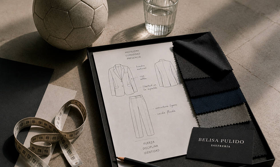 Materiales para diseñar trajes a medida para mujeres futbolistas en CDMX